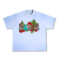 Madre With Roses And Cactus Urban Heavy Tee | Teevron