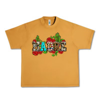 Peanut Butter madre with roses and cactus Urban Heavy Tee - AdoDesignShop