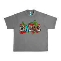 Tornado madre with roses and cactus Urban Heavy Tee - AdoDesignShop