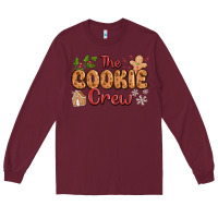 Burgundy the cookie crew Long Sleeve Tee - MaliasSmallBusiness