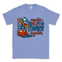 Colony Blue make america cowboy again Classic Tee - MaliasSmallBusiness