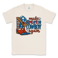 Natural make america cowboy again Classic Tee - MaliasSmallBusiness
