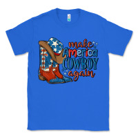 True Royal make america cowboy again Classic Tee - MaliasSmallBusiness