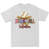 Dove Grey baseball is my valentine Premium Tee - RacoonDesign