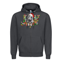 Smoke Russian Blue Cat Joy Zipper Hoodie - LillyAllenDesigns