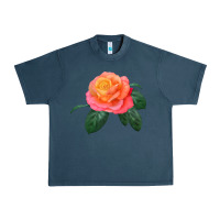 Midnight Navy chicago peace rose Urban Heavy Tee - LillyAllenDesigns