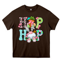 Chocolate Brown Hip hop Happy Easter Heavy Core Tee - Neo Western