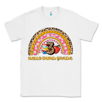 White back to school rainbow hello third grade Classic Tee - AdoDesignShop