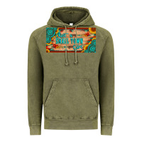 Vintage Olive just a small town girl wlth gemstone arrow and sunflowers licanse plat Vintage Hoodie - Artiststas