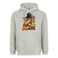 Moon Dust Boo Heifer Cow with Halloween Heavyweight Hoodie - texasbilliewilder