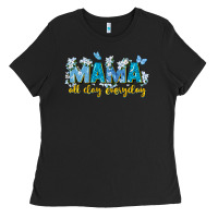 Black mama all day everyday Ladies Tee - Zillion Design Studio