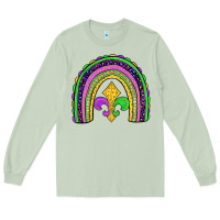 Matcha mardi gras fleur de lis rainbow Long Sleeve Tee - JahusDesignShop