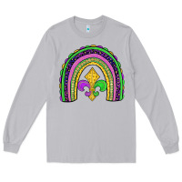 Moon Dust mardi gras fleur de lis rainbow Long Sleeve Tee - JahusDesignShop