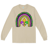 Mushroom mardi gras fleur de lis rainbow Long Sleeve Tee - JahusDesignShop