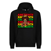 Black juneteenth cute kid Premium Hoodie - TumblerDesignByShophia