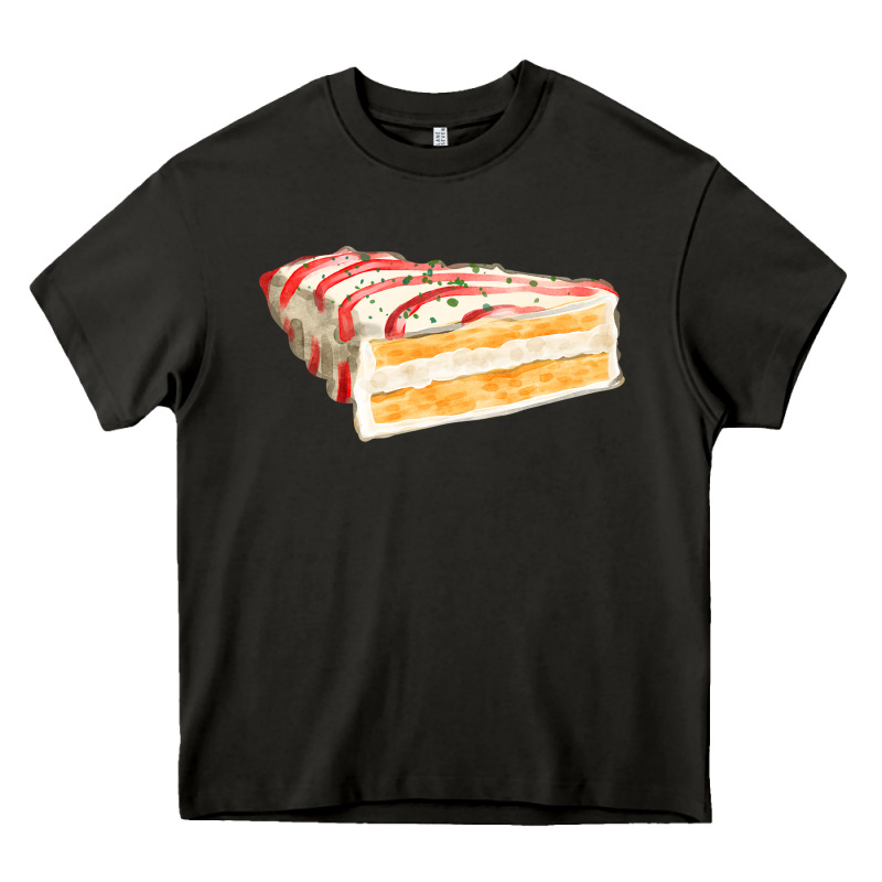 White Christmas Cake Heavy Core Tee by FaDigitalArtStudio | Teevron