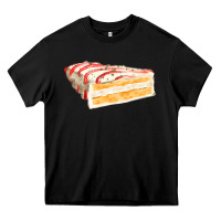 Black white christmas cake Heavy Core Tee - FaDigitalArtStudio