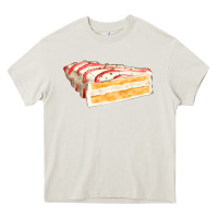 Cream white christmas cake Heavy Core Tee - FaDigitalArtStudio
