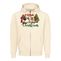 Sandshell siamese cat meowy christmas Zipper Hoodie - LillyAllenDesigns