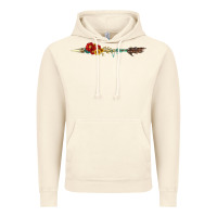Vintage Artic flowers and arrow with gemstone Vintage Hoodie - Artiststas