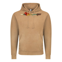 Vintage Camel flowers and arrow with gemstone Vintage Hoodie - Artiststas