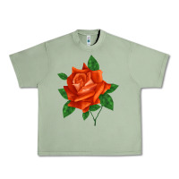 Oil Green tropicana rose Urban Heavy Tee - LillyAllenDesigns