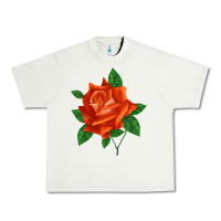 Pistachio tropicana rose Urban Heavy Tee - LillyAllenDesigns