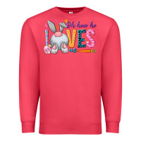 Cardinal Oh how he loves us Premium Sweatshirt - NancyCooperArtShop