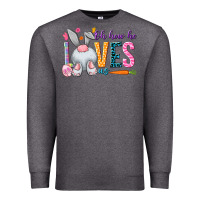 Charcoal Heather Oh how he loves us Premium Sweatshirt - NancyCooperArtShop