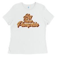 White hey there pumpkin Ladies Tee - JahusDesignShop