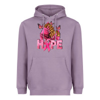 Lavender hope cancer nails Heavyweight Hoodie - NancyCooperArtShop