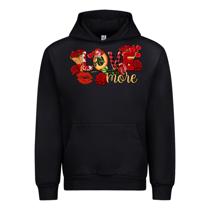 Love More Valentine's Day Urban Hoodie by FaDigitalArtStudio | Teevron