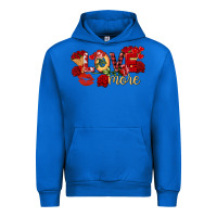 Cobalt Love more Valentine's Day Urban Hoodie - FaDigitalArtStudio