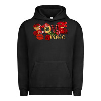 Pigment Black Love more Valentine's Day Urban Hoodie - FaDigitalArtStudio