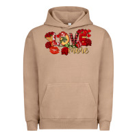Pigment Burro Love more Valentine's Day Urban Hoodie - FaDigitalArtStudio
