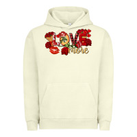 Pigment Pistachio Love more Valentine's Day Urban Hoodie - FaDigitalArtStudio
