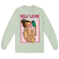 Matcha self love is the best love Long Sleeve Tee - MaliasSmallBusiness