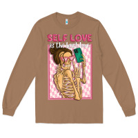 Toasted Coconut self love is the best love Long Sleeve Tee - MaliasSmallBusiness