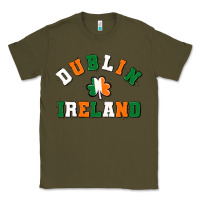 Army Green dublİn ireland Classic Tee - MaliasSmallBusiness