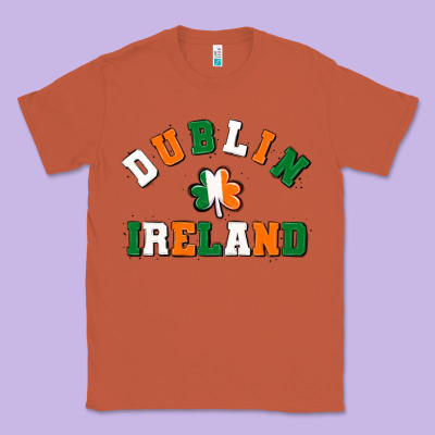 Dublİn Ireland Classic Tee Designed By Maliassmallbusiness