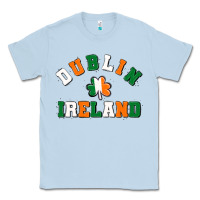 Dusty Blue dublİn ireland Classic Tee - MaliasSmallBusiness