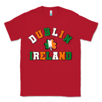 Red dublİn ireland Classic Tee - MaliasSmallBusiness