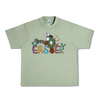 Oil Green cross rabbit gnomes happy easter Urban Heavy Tee - Jasminsmagicworld