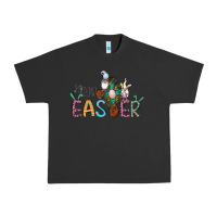 Pigment Black cross rabbit gnomes happy easter Urban Heavy Tee - Jasminsmagicworld