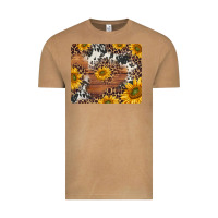 Vintage Camel sunflowers cowhide leopard mousepad Vintage Tee - Jasminsmagicworld