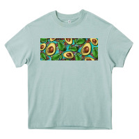 Arona avacado with turquoise and leopard background 11 oz mug Heavy Core Tee - BarkalooDesign
