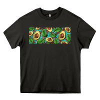 Asphalt avacado with turquoise and leopard background 11 oz mug Heavy Core Tee - BarkalooDesign