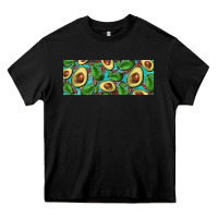 Black avacado with turquoise and leopard background 11 oz mug Heavy Core Tee - BarkalooDesign