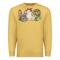 Antique Gold Hop rabbit Premium Sweatshirt - NancyCooperArtShop