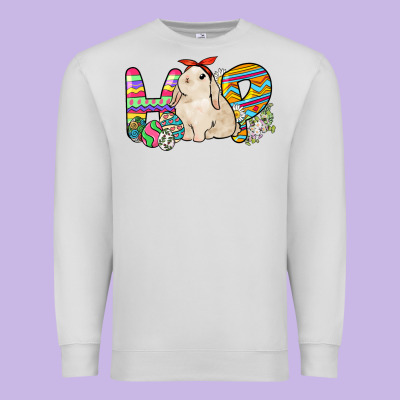 Hop Rabbit Premium Sweatshirt Designed By Nancycooperartshop